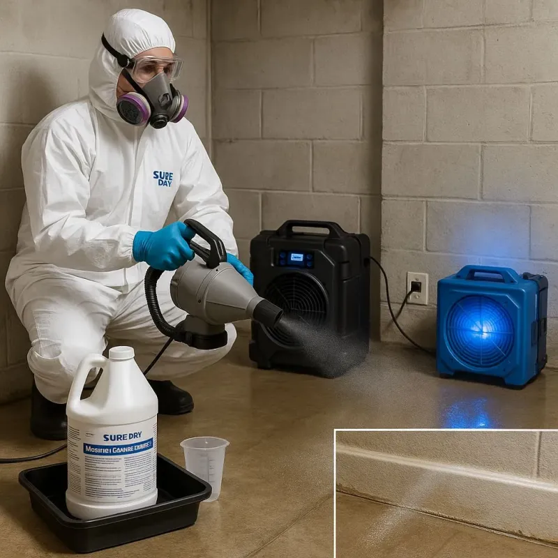 Sanitization and Odor Removal process in Grimsley, TN